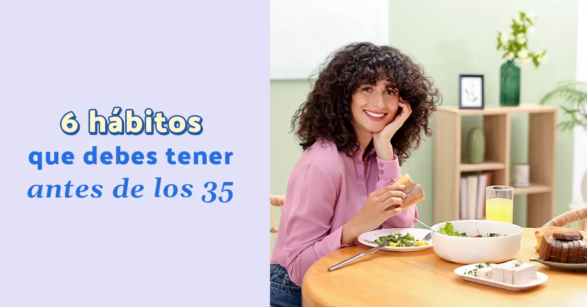 mujer comiendo saludable